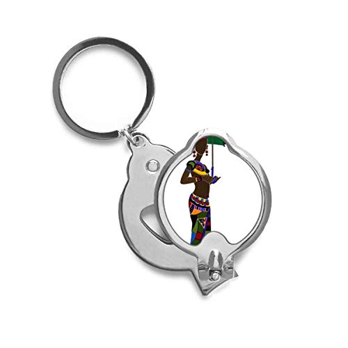 Cortador de uñas DIYthinker con diseño de vestido aborigen africano negro