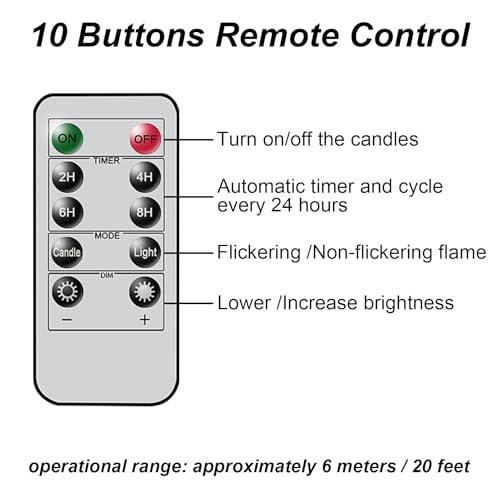 Lasumora ピンク フレームレス テーパーキャンドル パステル ちらつき リモートタイマー付き 3D芯 LED スパイラル ウェディングキャンドル 電池式 6個パック 本物のワックス ホーム 誕生日 春の装飾 (0.78 x 9.8インチ) [5]