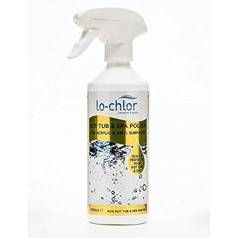 LO-CHLOR HOT TUB & SPA POLISH 500ml FOR ACRYLIC & VINYL SURFACES Cover