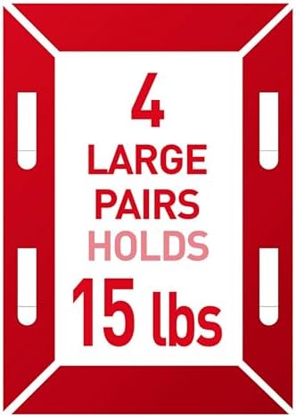 Command Large Picture Hanging Strips - Damage Free Wall Hangers for Back to School Dorm Organization - 14 White Adhesive Pairs (28 Strips) - View 4