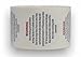 Red Warning Candle Labels | Jar Container Caution Instructions Direction Stickers | 1-1/2