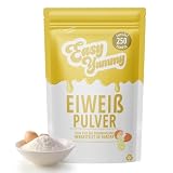 EASY YUMMY - Blanc d'œuf en poudre pour la pâtisserie (1 kg), 100% d'œufs en poudre...