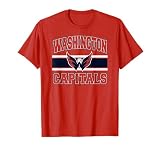 Washington Capitals Stripe Red Officially Licensed T-Shirt