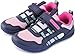 WHITIN Wide Kids Shoes Barefoot Sneakers for Little Girls Boys Size 11 Zero Drop Tennis Walking Running Fashion Slip-Resistant Gradient Purple 29