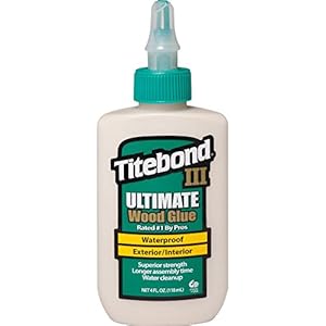 Titebond 1412 ZL-141/2 Ultimate houtlijm voor binnen en buiten, waterdicht, 118 ml