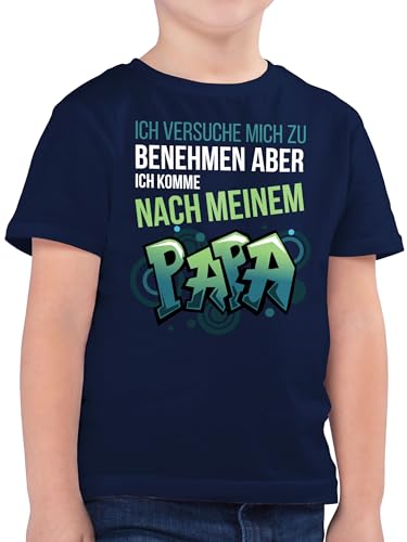 Kinder T-Shirt Jungen - Statement Sprüche - Ich versuche Mich zu benehmen...