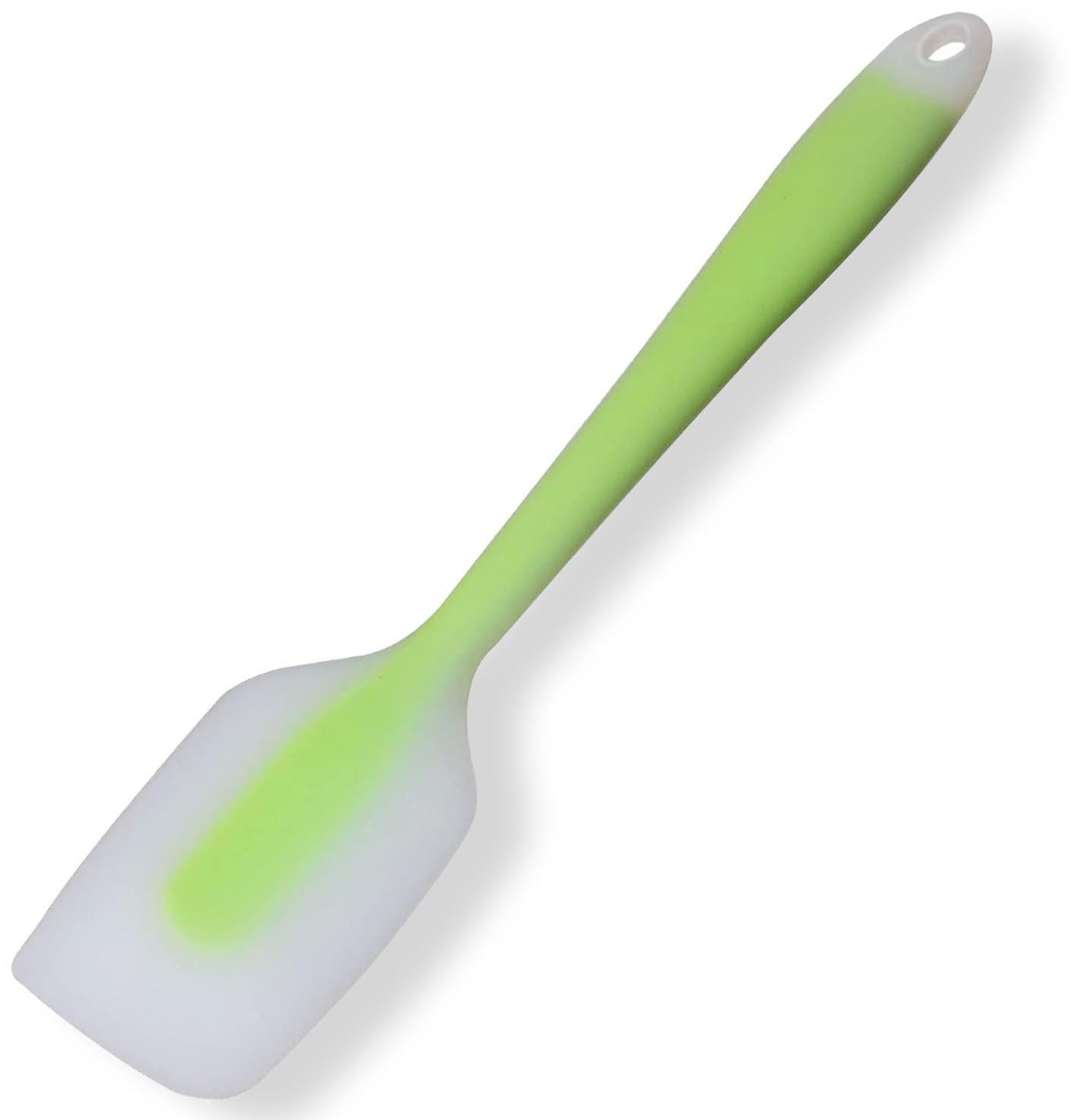 DAZISEN Food Grade Silicone Spatula - Multicolour Translucent Rubber Spatula Heat Resistant Non-Stick Cooking Baking Mixing Spatula Kitchen Utensils