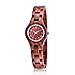 TJW Women Wooden Wrist Watches/Handmade Wood Watch for Women Gril/Her Gift (Red)