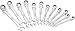 Vigor Set Di Chiavi Combinata A Cricchetto Con Snodo, 12 Pezzi, 1 Pezzi, V2818 - 3