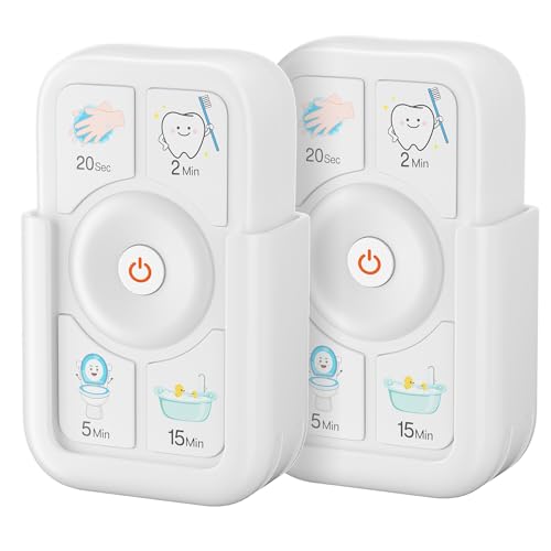 Minuteur pour le brossage des enfants avec 4 temps programmés