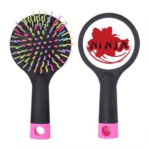 Brosse à cheveux démêlante japonaise ninja anti-casse pour cheveux épais et bouclés
