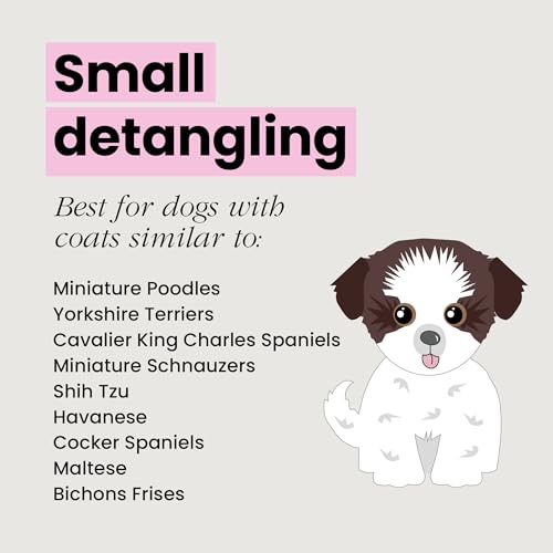 image for Tangle Teezer | Pet Teezer | Small Detangling and Dog Grooming Brush |