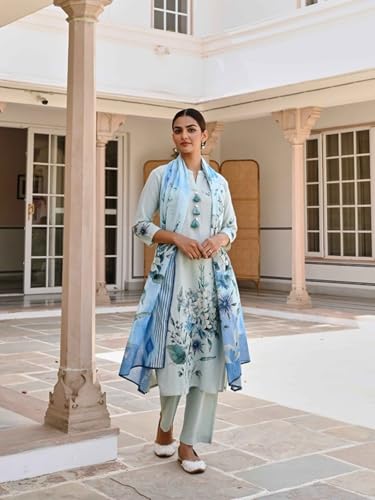 Image of Kalaanj Women Women Rayon Blend Kurta Set