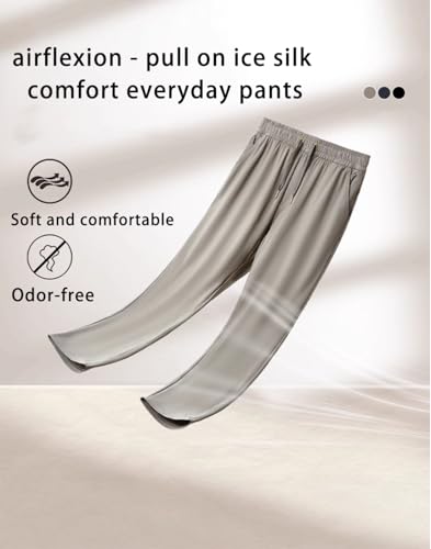 LOSD Airflexion Pants for Men, Oribloom Mens Pants, Pull on Ice Silk Stretch Smart Casual Comfort Everyday2