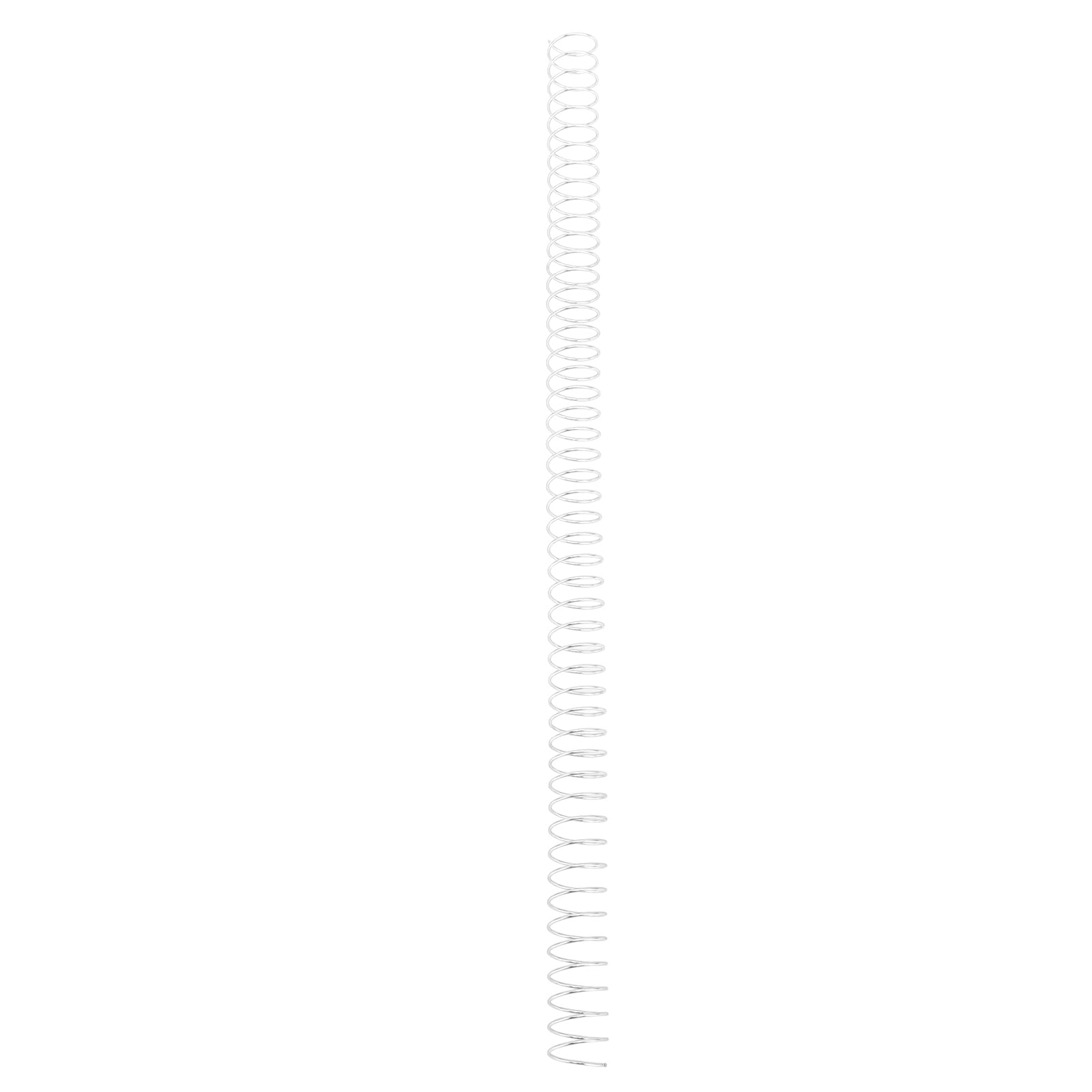 100 Bobine di Rilegatura a Spirale in Plastica 14,3 Mm 48 Denti Rapporto 4:1 Capacità di 115 Fogli con Rotazione di 360 Gradi per Carta in Formato A4 Letter (Argento)