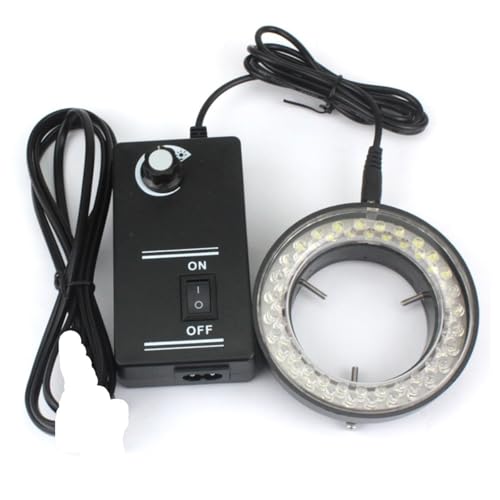 Microscope Industry Stereo Trinocular Microscope Adjustable 56 Ring Light