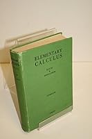 Elementary calculus B0006BU0N0 Book Cover