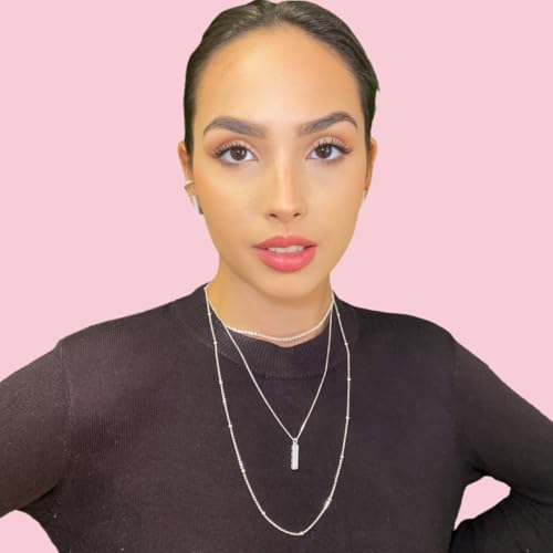 Colar Longuinho de Bolinhas Potro Banhado a Prata