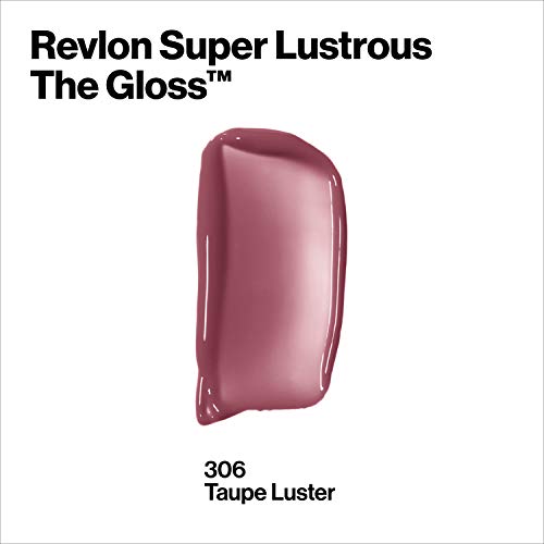 Lip Gloss By Revlon, Super Lustrous The Gloss, Non-Sticky, High Shine Finish, 306 Taupe Luster, 0.13 Oz #TOP1