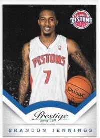 Brandon Jennings 2013-14 Prestige Detroit Pistons Card #110