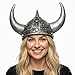 LOOYAR Horned Viking Helmet Berserker Warrior Costume Hat for Battle Play Halloween Cosplay LARP