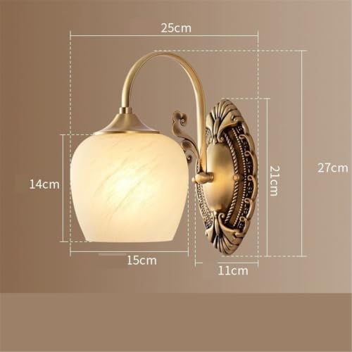 Lámpara de pared de cobre con diseño vintage y acabado decorativo sofisticado 3