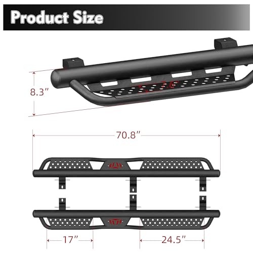 Estribos Laterales para Jeep Wrangler JL 2018-2026 miniatura 2
