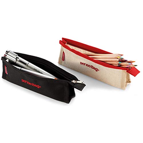 transotype 76112001 sensebag estrecho estuche, color negro