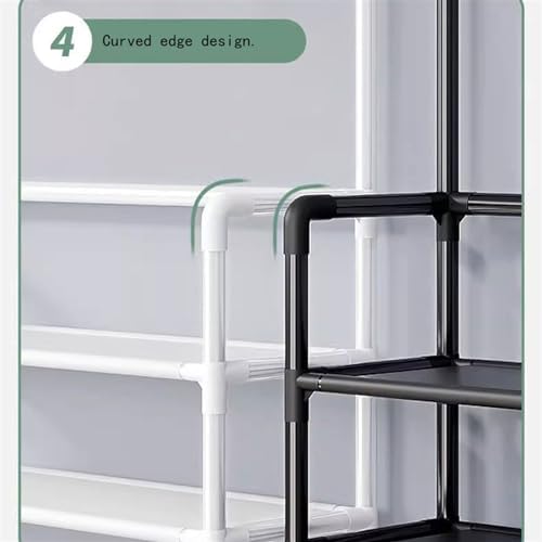 Shoe Nizer Hanging Shoe Rack - Simple Entryway Storage Cabinet, Coat Rack for Dormitory & Home, Space-Saving Organizer (Color: D)