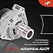 A-Premium Alternator Compatible with Saab 9-3 1999-2001 2.0L 2.3L, 9-3 2002-2003 2.0L, 900 1994-1997 2.3L 2.5L, 900 1998 2.0L 2.3L, 12V 90A 6-Groove Pulley Clockwise, Replace# 4221826, 4734018