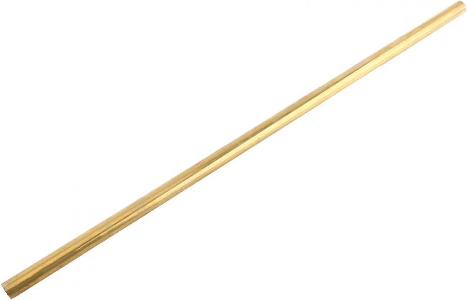 Brass Tube 6mm OD 1mm Wall Thickness 500mm Length Seamless Round Pipe Tubing for Hydraulic Pneumatic Systems Industrial Use High Precision Durable Corrosion Resistant