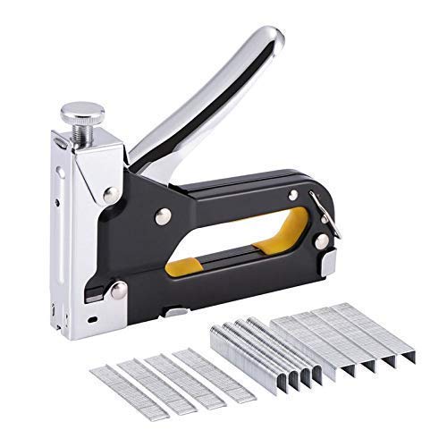GNOLY Heavy Duty Manual Stapler Staple Gun Nailer Tacker 3 in 1