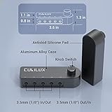 Cubilux Bidirectional 4-Channel 3.5mm Audio Switcher, Passive Stereo 4-Port 1/8” Aux Selector Box Compatible Speaker Headphones/Earphones Laptop Computer Smartphone Audio System Home Office Mixer AMP - Image 5