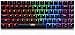 immagine 1UrChoiceLtd Ajazz AK33 Tastiera da Gioco Meccanica Anti-Ghosting Tastiera USB ergonomica con 82 Tasti Interruttore Nero retroilluminato a LED RGB (Interruttore Nero, LED RGB)