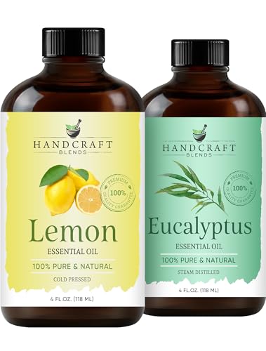 Set de Aceites Esenciales Eucalipto y Limón 2x4 Fl Oz