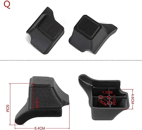 Image of Plastic Black Stud Feet Pads for Luggage, Suitcases, and Bags with Stand