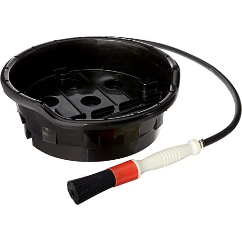BIG RED AXH-PPW5GR Torin 5 Gallon Capacity Portable Plastic Automotive Parts Washer Cleaner to Degrease Small Parts and Tools, Black