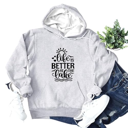 Veste à capuche surdimensionnée manches longues pour vos week-ends