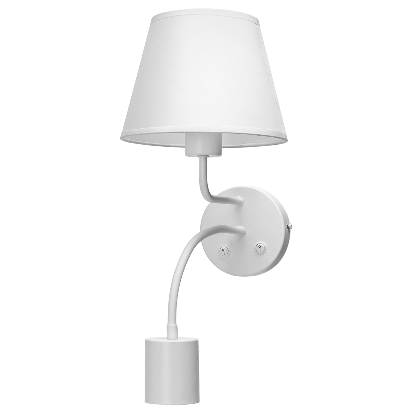 Applique métallique blanche E27 Blendend luminaire intérieur chic