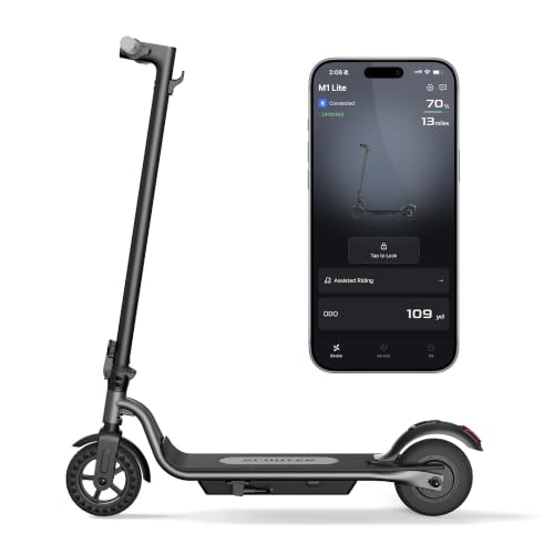 AOTOS M1 Lite Electric Scooter, 500W Motor, 19 Miles Range (Gray)