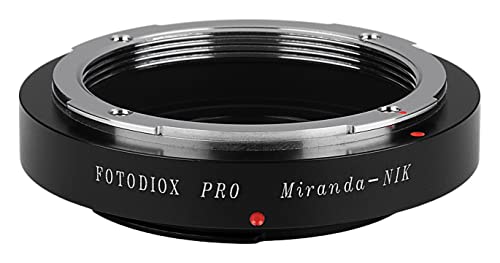 Image of Fotodiox Pro Lens Mount Adapter, for Miranda Lens to Nikon F-Mount DSLR Cameras