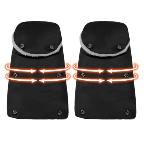 Manguito extra grueso y caliente antiviento con sistema spikes für schuhe para frío