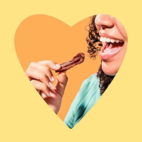 Moku Plant-Based Mushroom Jerky, Hawaiian Teriyaki (4 Pack), Single Serving, Vegan Beef Jerky, Gluten Free, Soy-Free, Non-Gmo Vegan Snacks, Vegan Meat No Artificial Sweetener Vegan Food, Healthy Snacks, 1.0 Oz Ea #TOP4