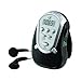 GPX R300S Am/FM Armband Radio with Earbuds,Black