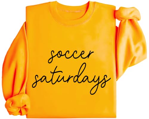 Soccer Saturdays Sweatshirt, Weekends Coffee Soccer Sweatshirt, Sports Mom Sweatshirt Soccer Season Sweatshirt