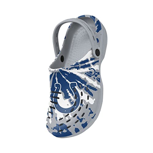Image of FOCO Mens NFL Team Logo Tie-dye Garden Water Sandals Shoes Slipper Clogs with Strap