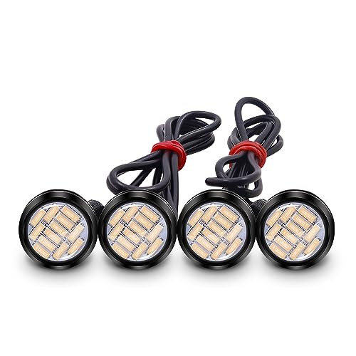 X-STYLE LEDfCCg C[OAC  ʌv 22mm 12Aled {g^ h Px ߍ݌^ X|bgCg 12Vp 4 (sN)