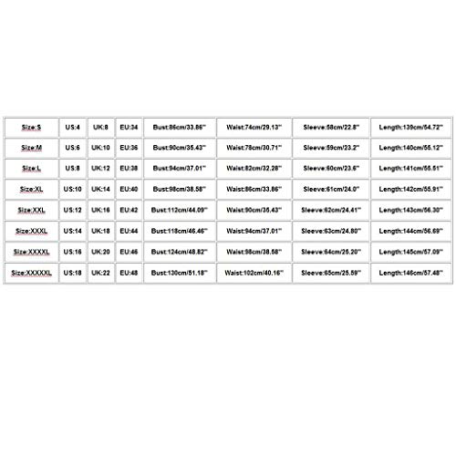 Goddessvan Women's Elegant Long Sleeve Bodycon Work Business Party Evening Dress (XL, Black)