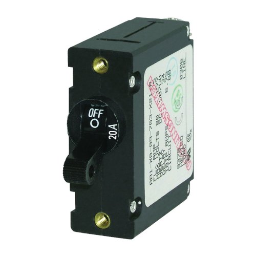 Blue Sea 7212 Ac/Dc Single Pole Toggle Magnetic World Circuit Breaker - 20 Amp #TOP26
