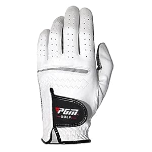 Golf handschoenen, anti-slip Golf Handschoenen Mannen Left Hand Ball Marker schapenvacht, Rain Grip Golf Glove Mens Wear…